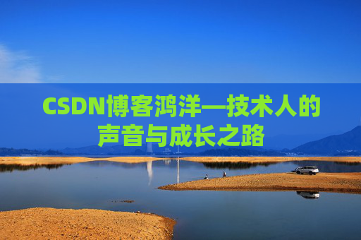 CSDN博客鸿洋—技术人的声音与成长之路